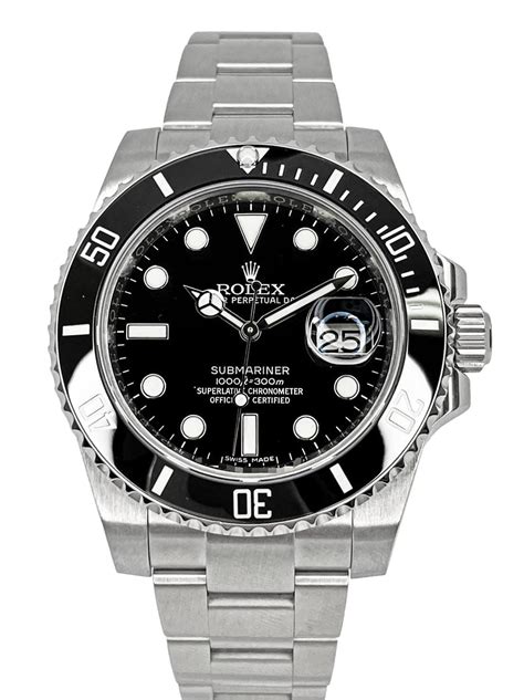 rolex submariner date ss black ceramic bezel|rolex submariner bezel price.